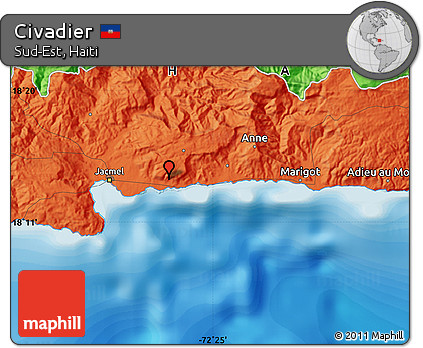 Political Map of Civadier