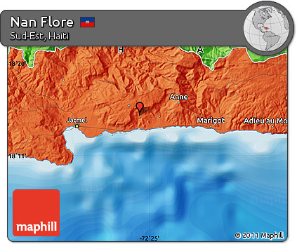 Political Map of Nan Flore