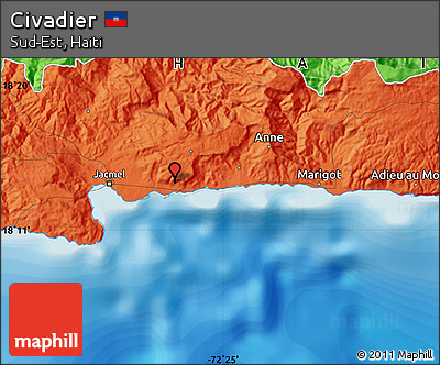 Political Map of Civadier