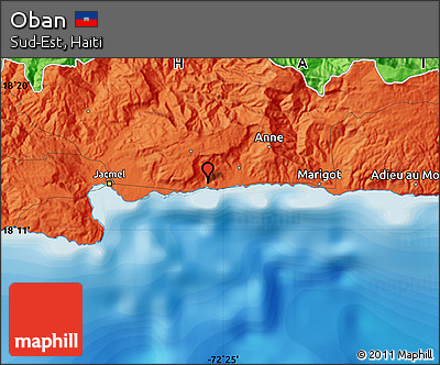 Political Map of Oban