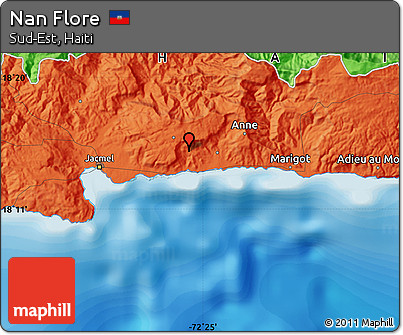 Political Map of Nan Flore
