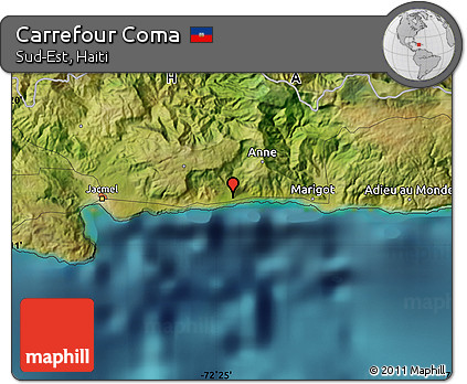 Satellite Map of Carrefour Coma