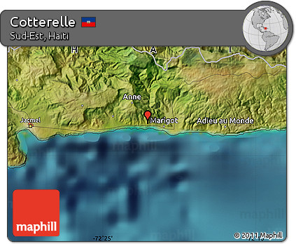 Satellite Map of Cotterelle