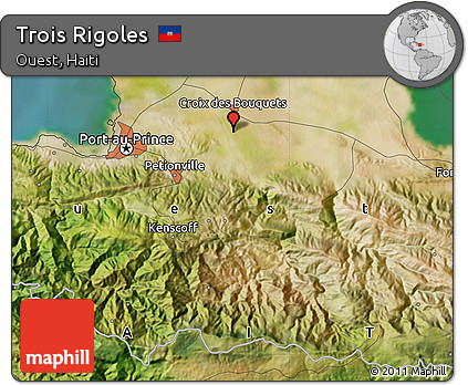 Satellite Map of Trois Rigoles