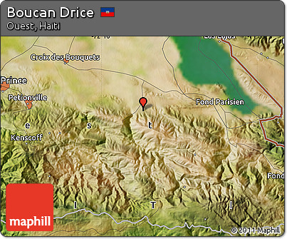 Satellite Map of Boucan Drice