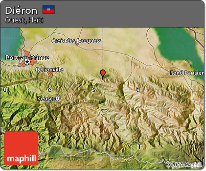 Satellite Map of Diéron