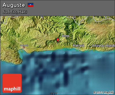 Satellite Map of Auguste