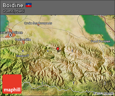 Satellite Map of Boidine