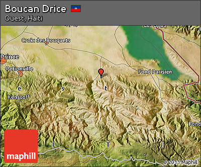 Satellite Map of Boucan Drice