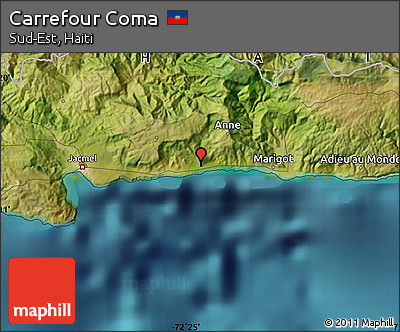 Satellite Map of Carrefour Coma
