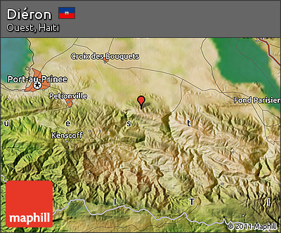 Satellite Map of Diéron