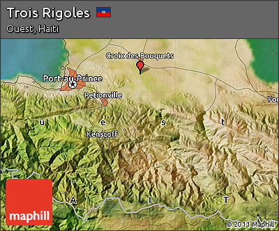 Satellite Map of Trois Rigoles