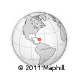 Outline Map of the Area around 18° 21' 26" N, 72° 10' 30" W, rectangular outline