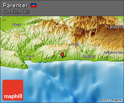 Physical Panoramic Map of Parenter