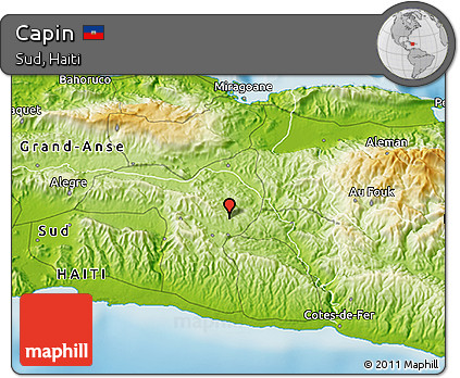 Physical 3D Map of Capin