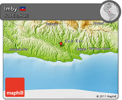 Physical 3D Map of Imby