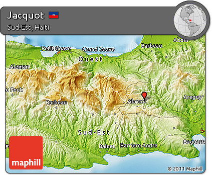 Physical 3D Map of Jacquot