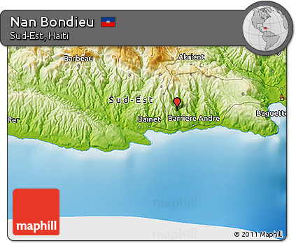 Physical 3D Map of Nan Bondieu