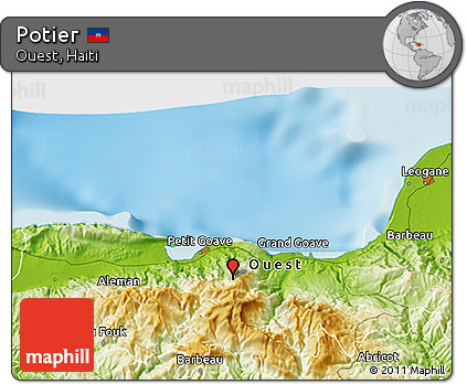 Physical 3D Map of Potier