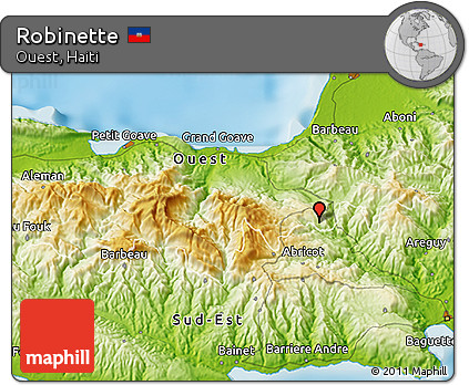 Physical 3D Map of Robinette