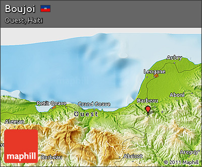 Physical 3D Map of Boujoi