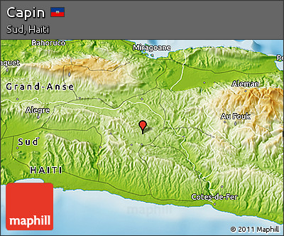 Physical 3D Map of Capin