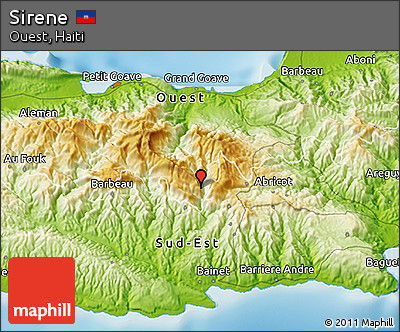 Physical 3D Map of Sirene