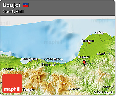 Physical 3D Map of Boujoi