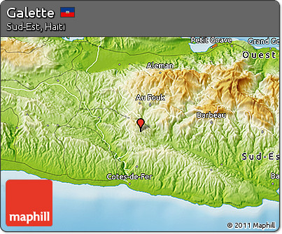 Physical 3D Map of Galette