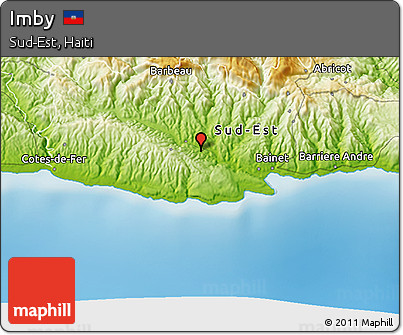 Physical 3D Map of Imby