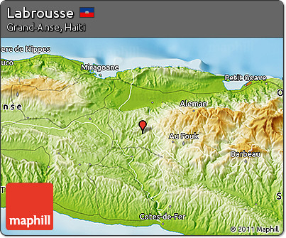 Physical 3D Map of Labrousse