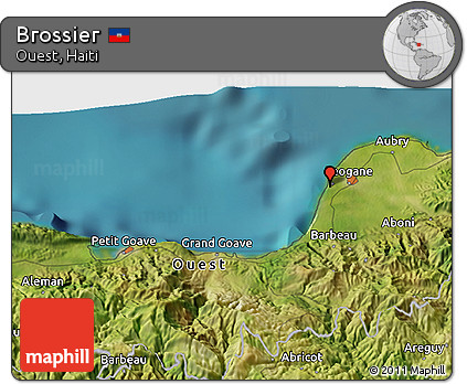 Satellite 3D Map of Brossier