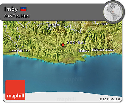 Satellite 3D Map of Imby