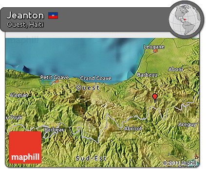 Satellite 3D Map of Jeanton