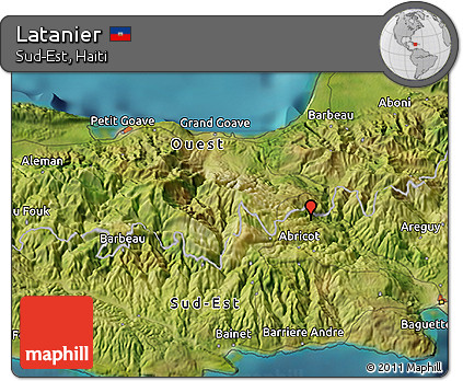 Satellite 3D Map of Latanier