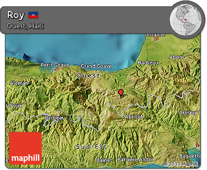 Satellite 3D Map of Roy