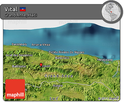 Satellite 3D Map of Vital
