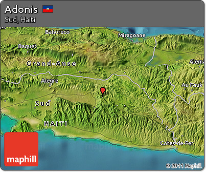 Satellite 3D Map of Adonis