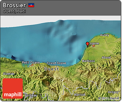 Satellite 3D Map of Brossier