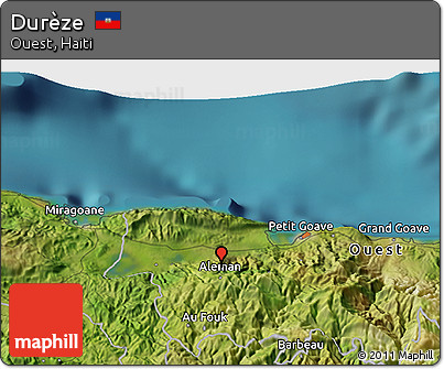 Satellite 3D Map of Durèze