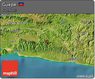Satellite 3D Map of Guêpe