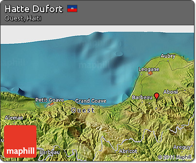Satellite 3D Map of Hatte Dufort