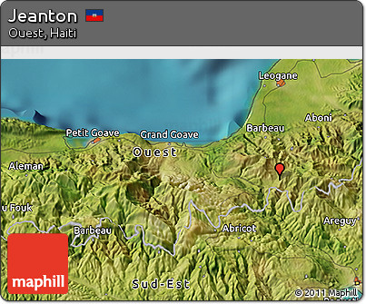 Satellite 3D Map of Jeanton