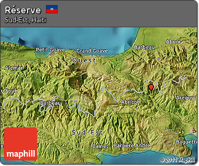 Satellite 3D Map of Réserve