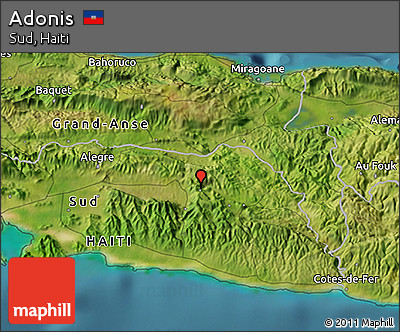 Satellite 3D Map of Adonis