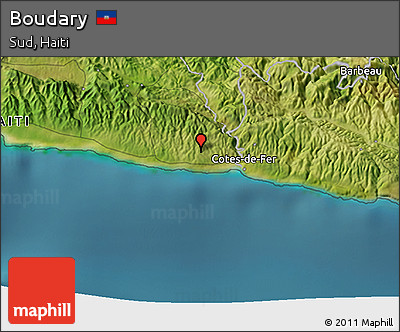 Satellite 3D Map of Boudary