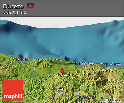 Satellite 3D Map of Durèze