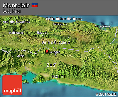 Satellite 3D Map of Montclair