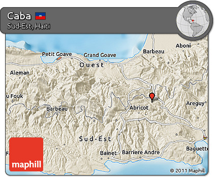 Shaded Relief 3D Map of Caba