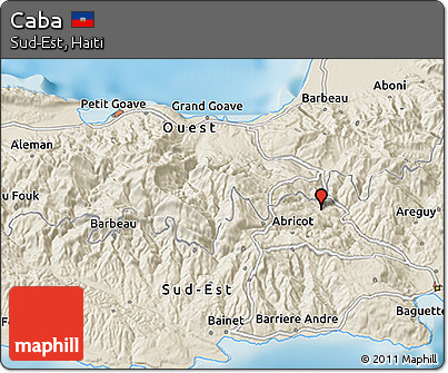 Shaded Relief 3D Map of Caba